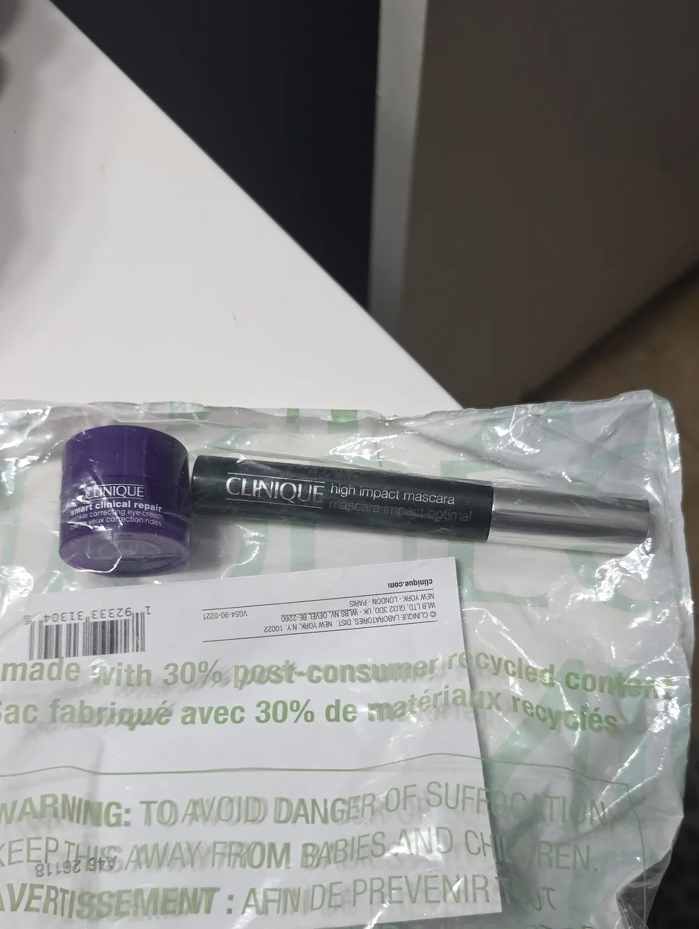 Clinique High Impact Mascara & Repair Eye Cream Duo - Black & Purple